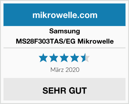 Samsung MS28F303TAS/EG Mikrowelle Test
