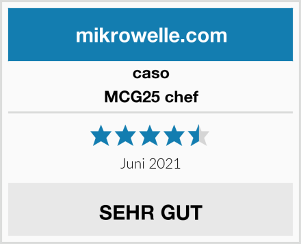 caso MCG25 chef Test