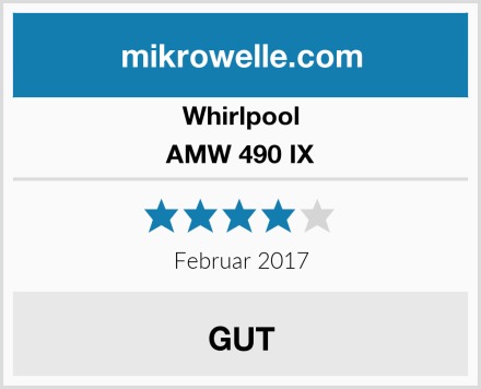 Whirlpool AMW 490 IX Test