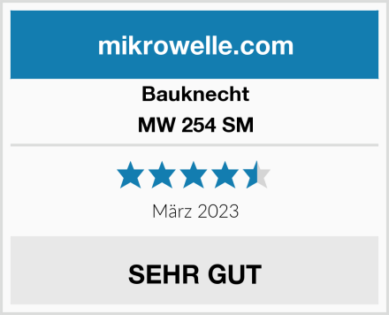 Bauknecht MW 254 SM Test