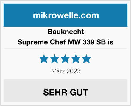 Bauknecht Supreme Chef MW 339 SB is Test