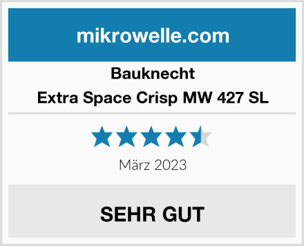 Bauknecht Extra Space Crisp MW 427 SL Test
