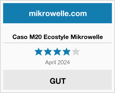  Caso M20 Ecostyle Mikrowelle Test